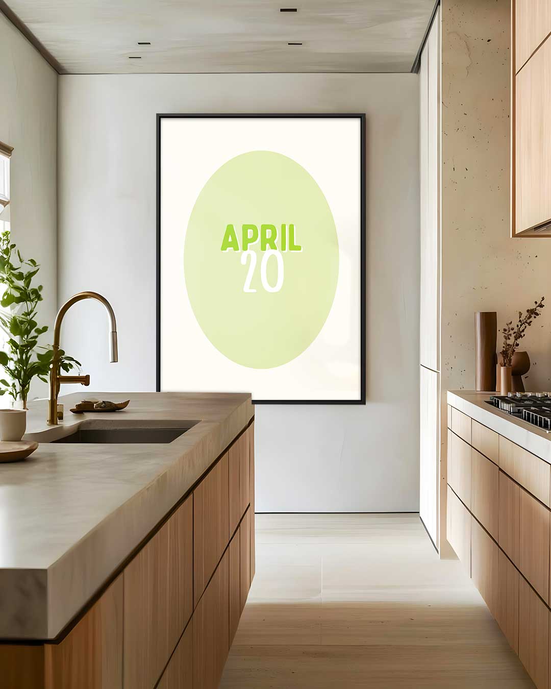 April 20 - Frisse Wanddecoratie Kunstwerk-canvas-dibond-plexiglas-wanddecoratie-WallArtistic