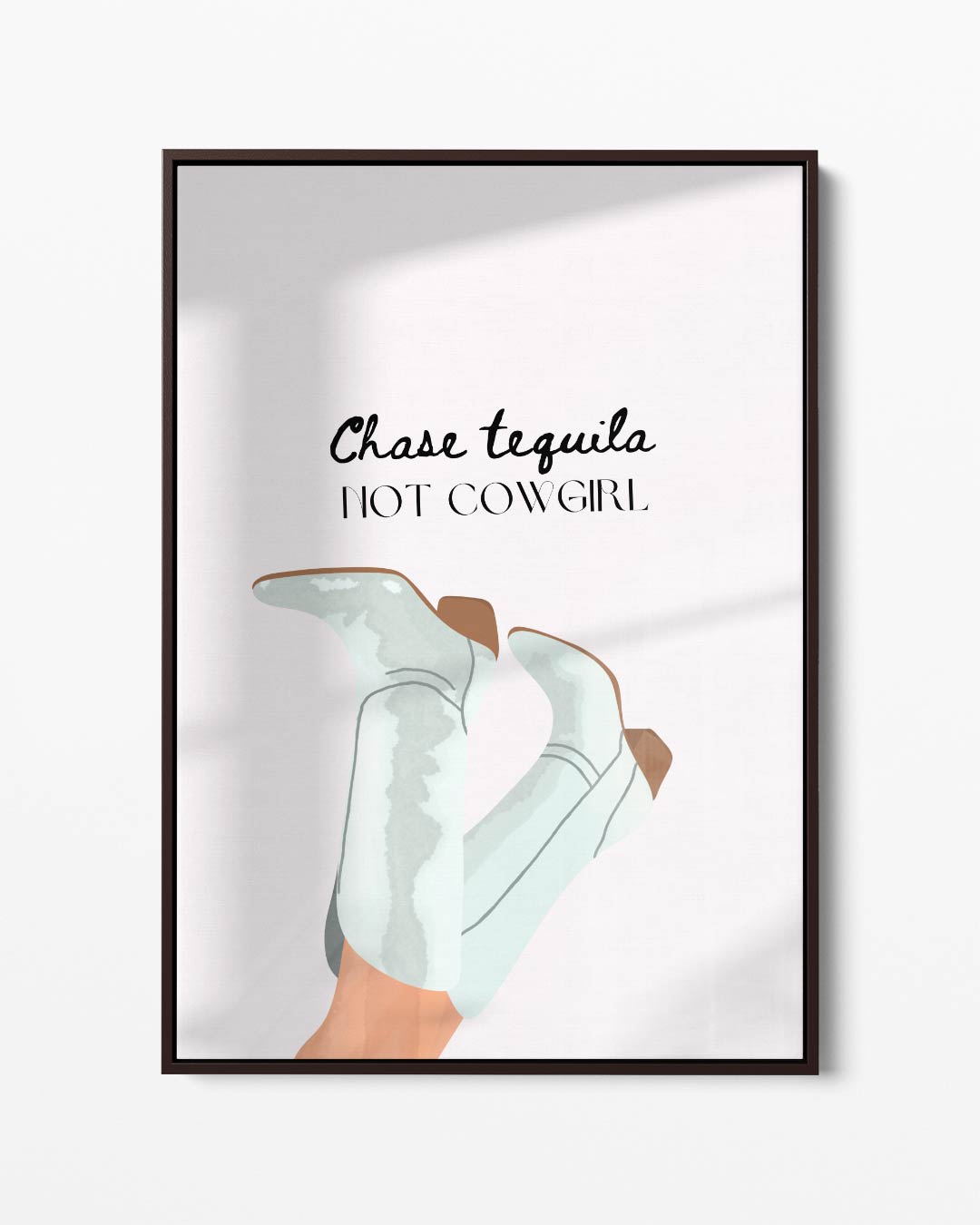 Stoere Cowgirl Vibes Kunstwerk-canvas-dibond-plexiglas-wanddecoratie-WallArtistic