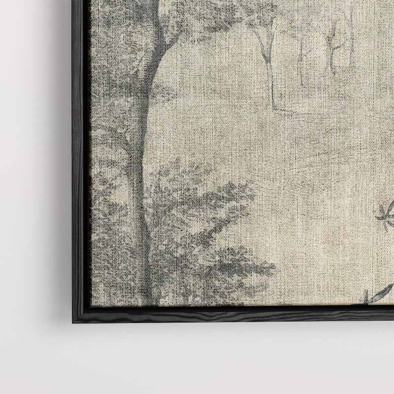 Mystieke Boswandeling Kunstwerk-canvas-dibond-plexiglas-wanddecoratie-WallArtistic