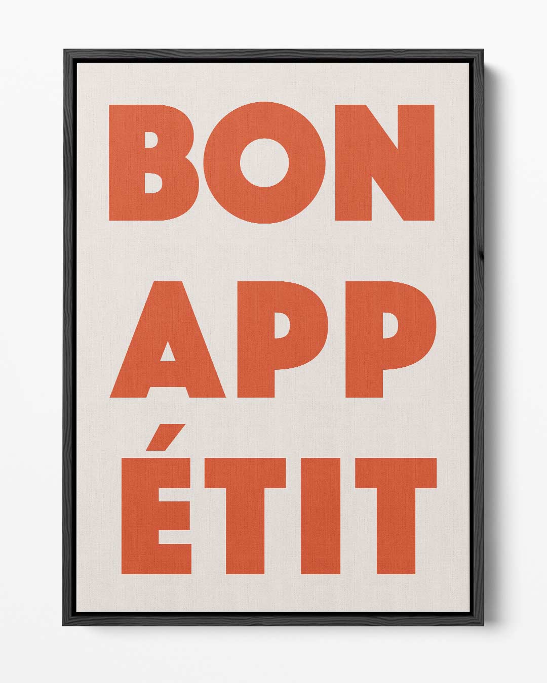 Bon Appétit Typografie Poster
