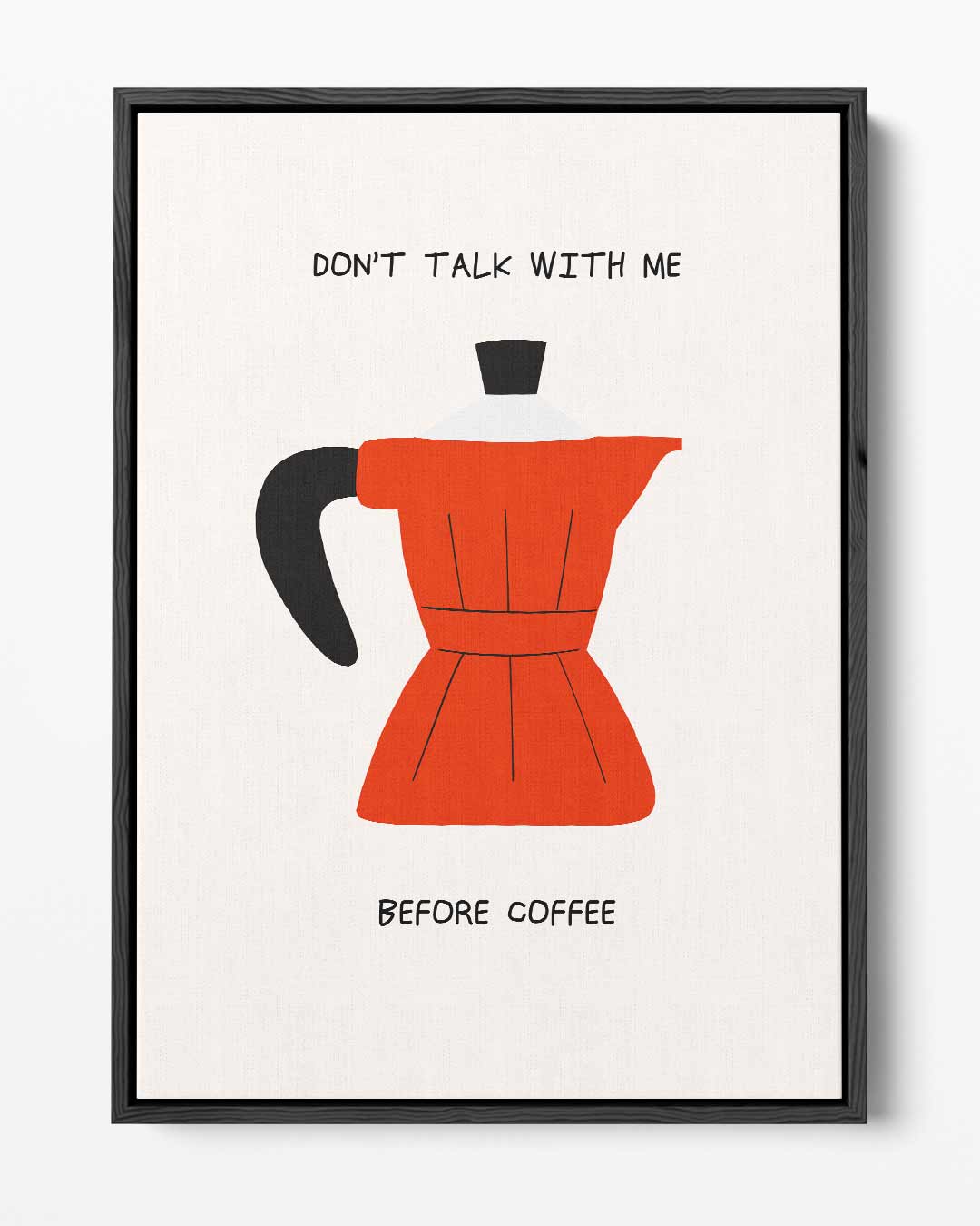 Humoristisch Koffie Kunstwerk Kunstwerk-canvas-dibond-plexiglas-wanddecoratie-WallArtistic