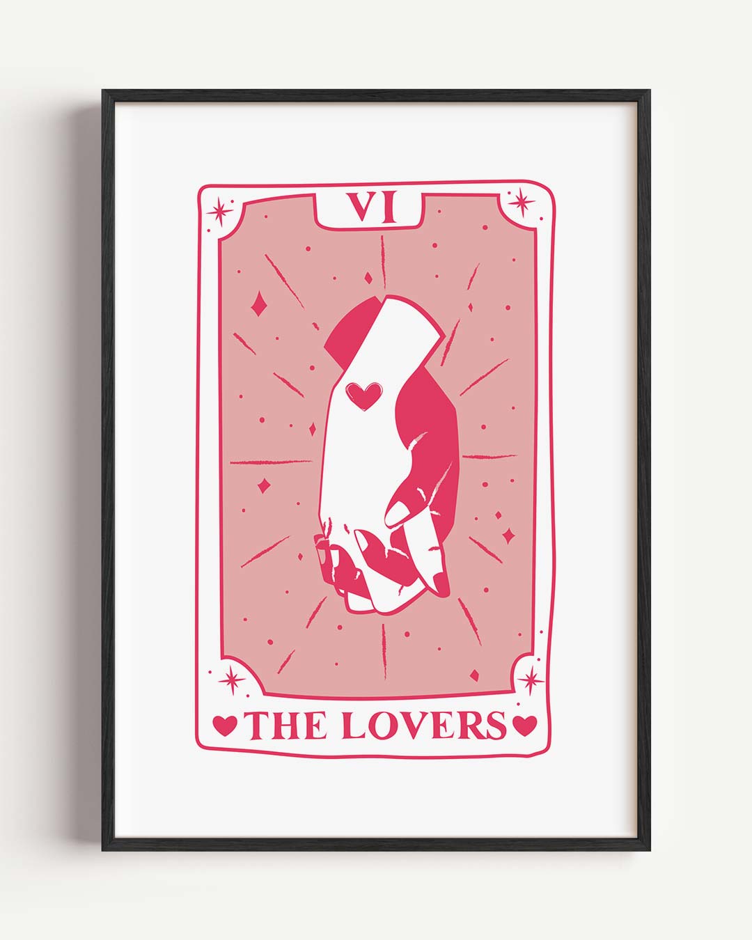 Liefdeskoppel Tarot Poster
