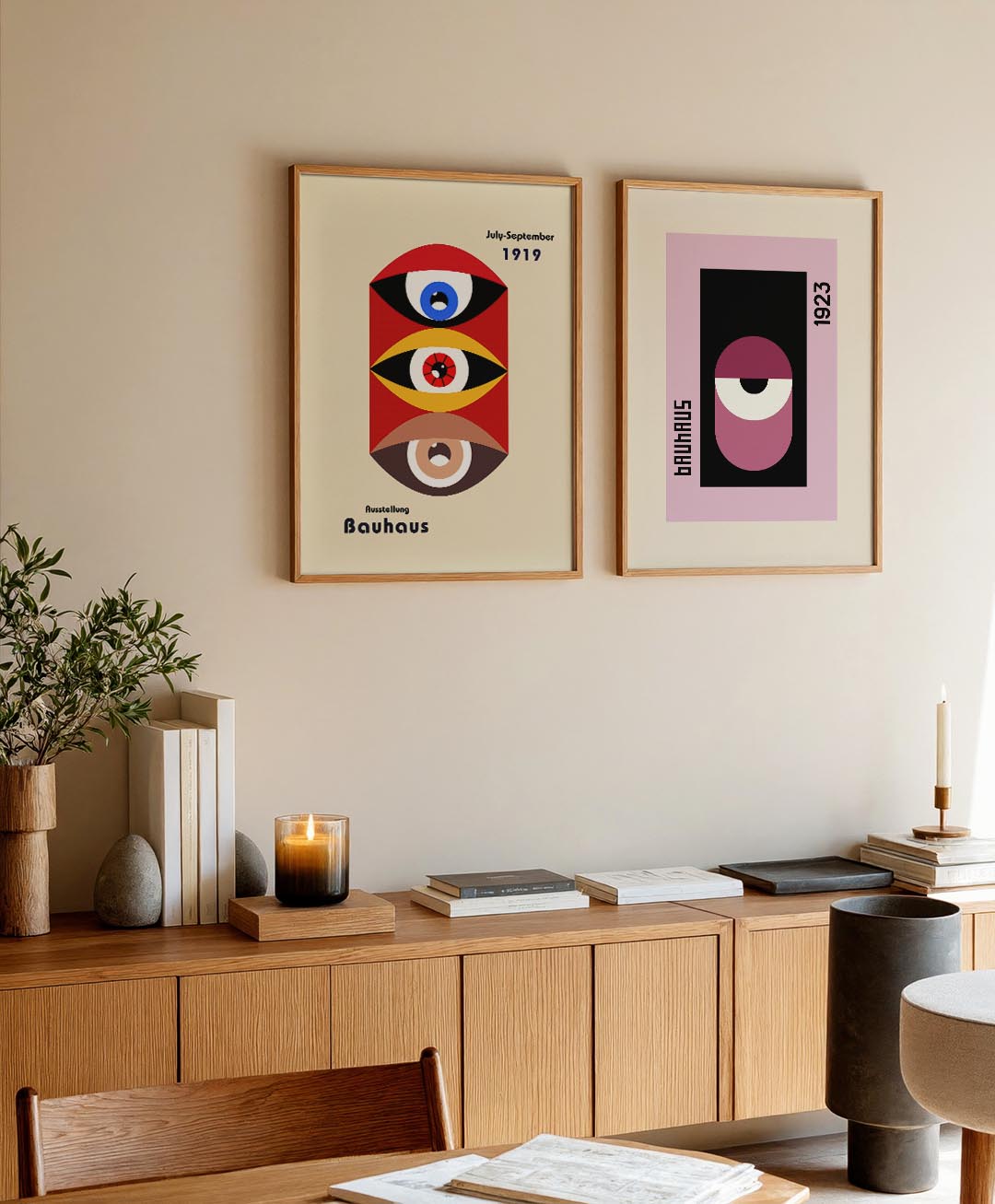 Oogvormen en kleur Posterset