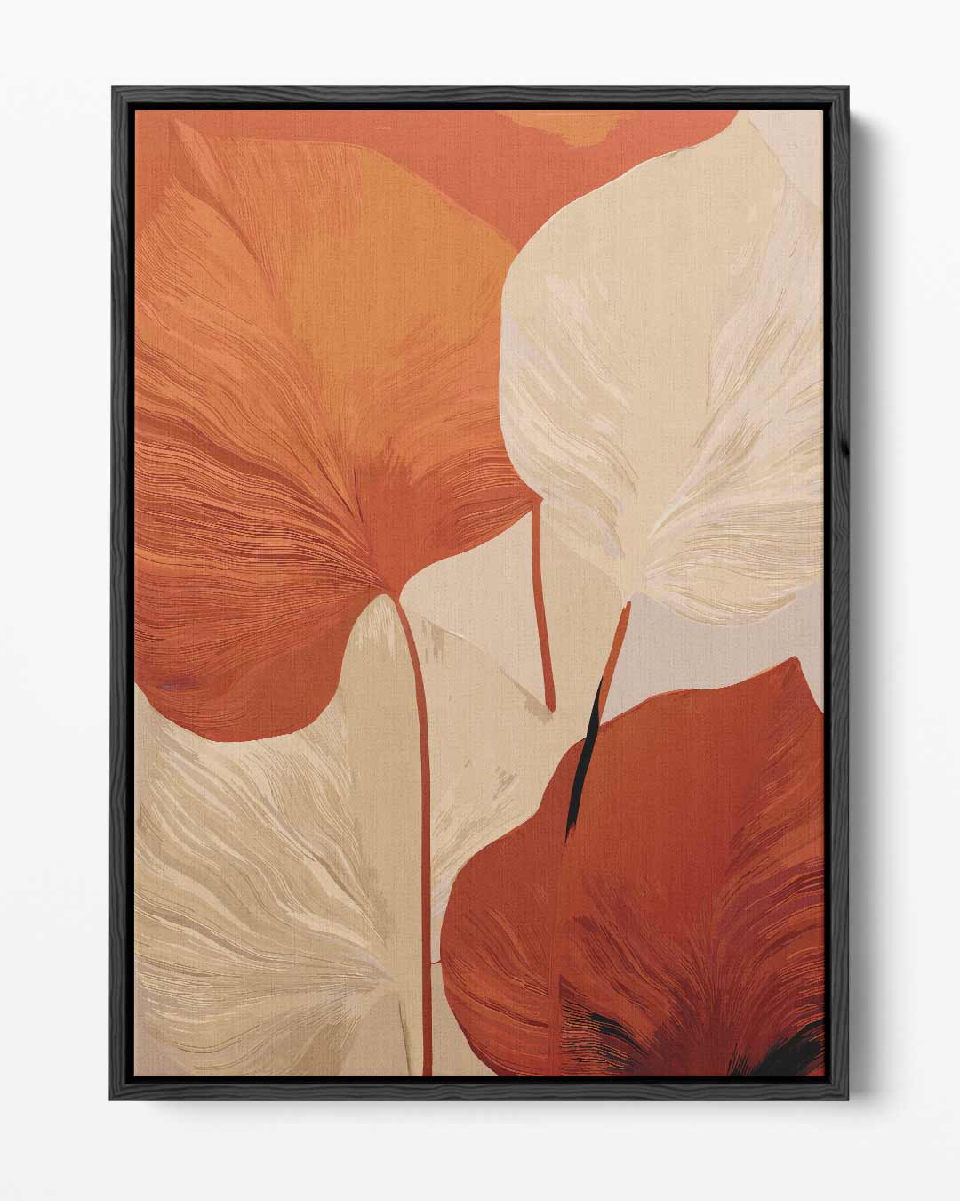 Herfstbladeren Elegantie Kunstwerk-canvas-dibond-plexiglas-wanddecoratie-WallArtistic