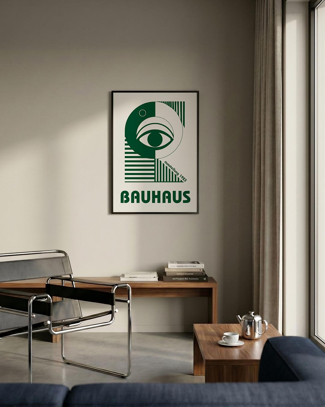 Oog en lijnen Poster