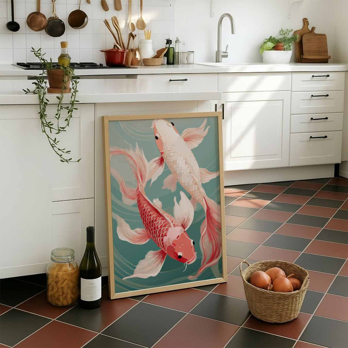 Koi Karper Kunstposter