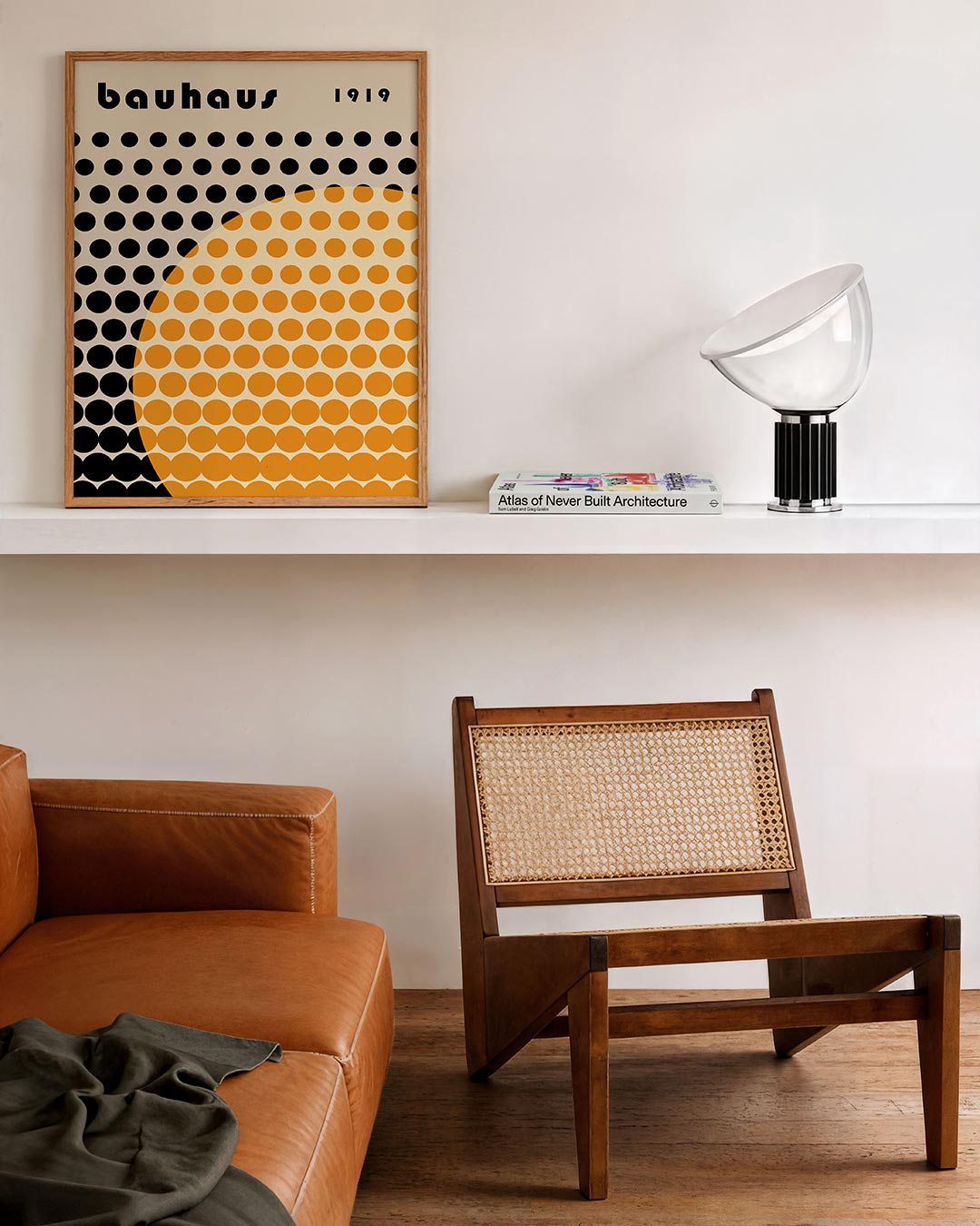 Cirkelpatroon en kleur Poster