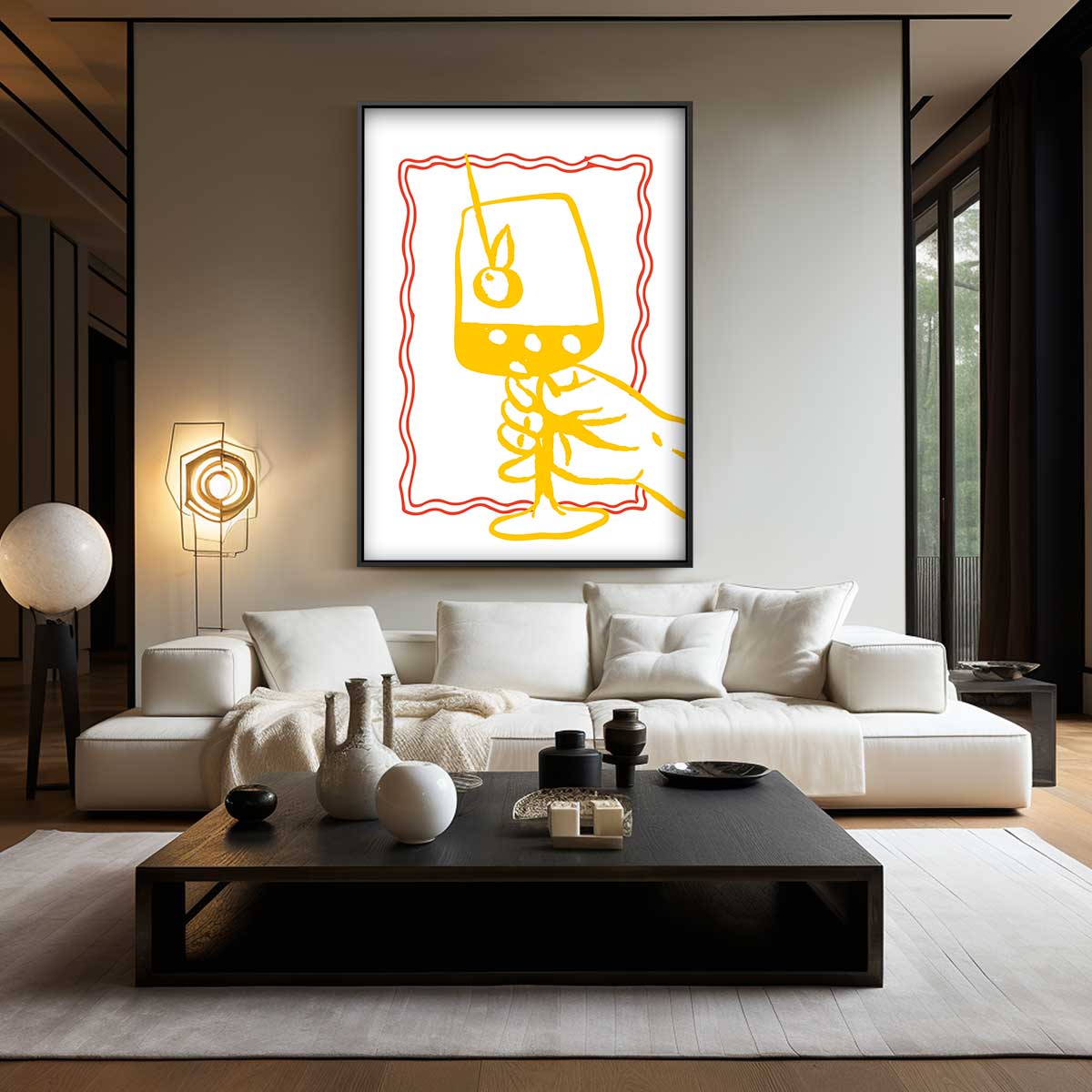 Glasfeest in Kleur Kunstwerk-canvas-dibond-plexiglas-wanddecoratie-WallArtistic