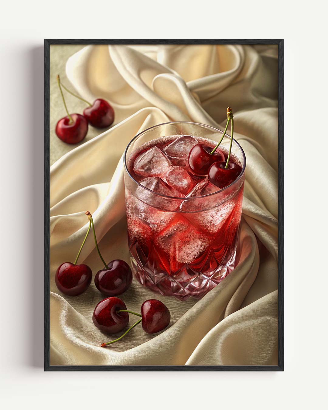Luxe Kersen Mocktail Poster