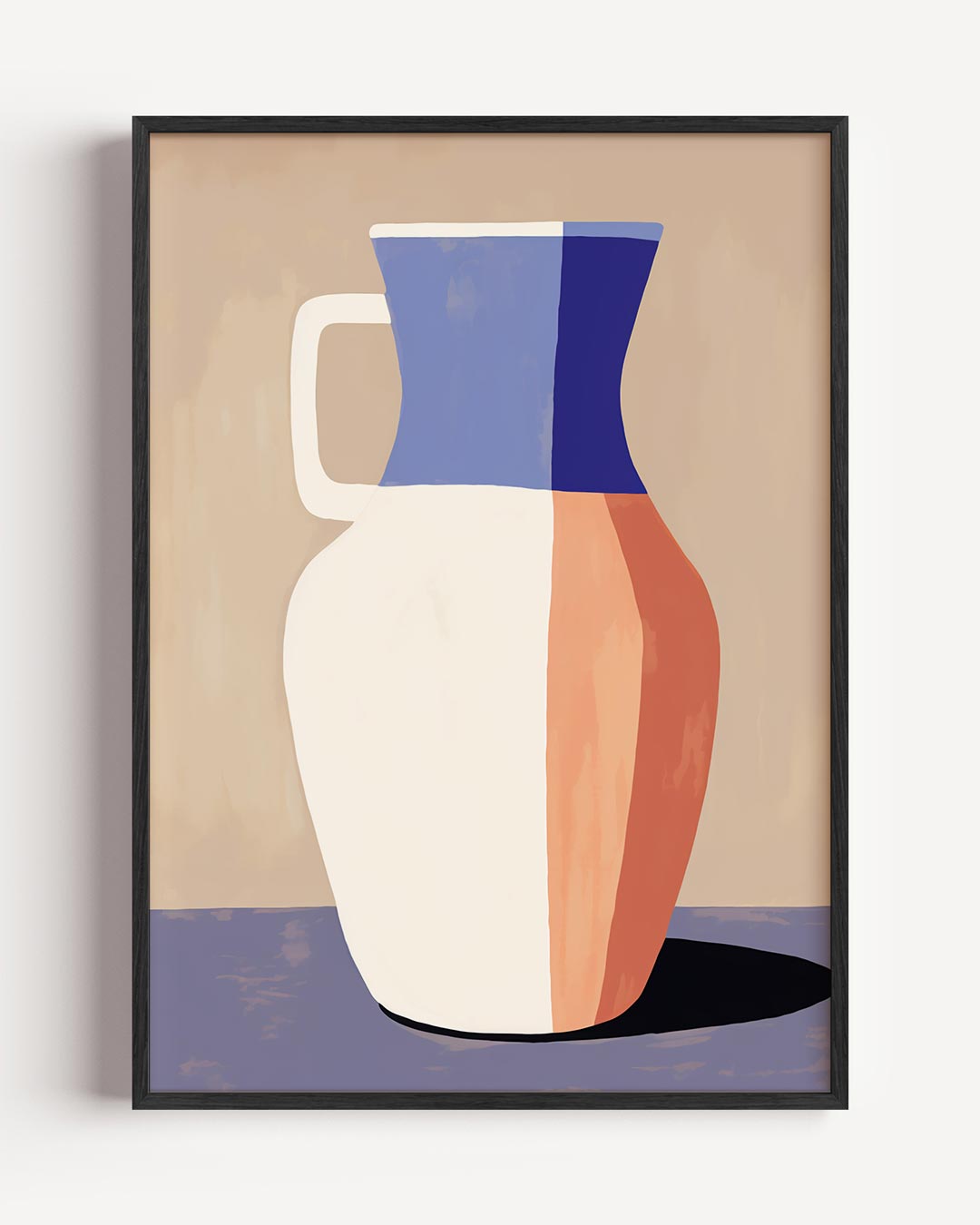 Kleurrijke Vaas Kunstposter-WallArtistic