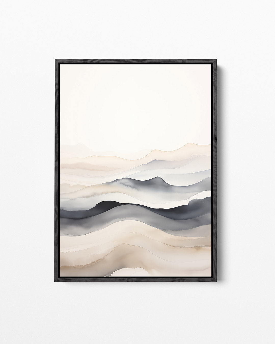 Vloeiende lijnen landschap Kunstwerk