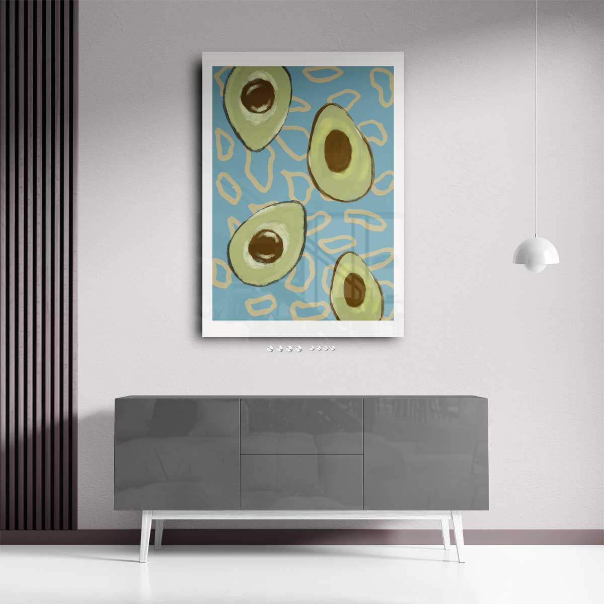 Avocado Droom Kunstwerk-canvas-dibond-plexiglas-wanddecoratie-WallArtistic