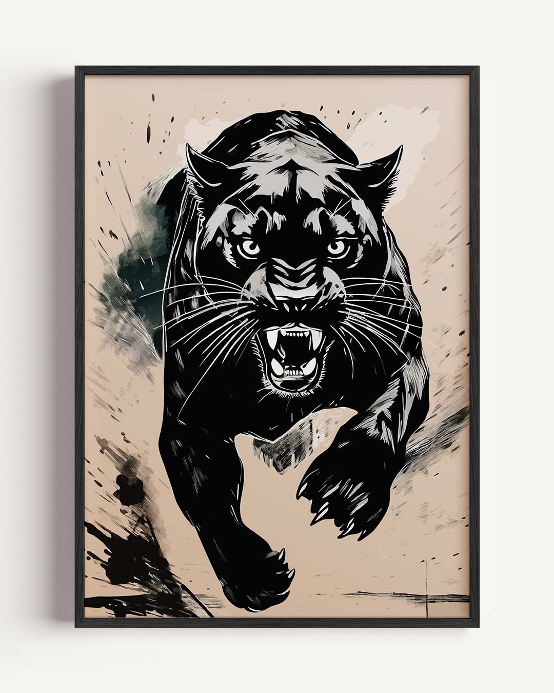Stoere Panter Wandkunst Poster
