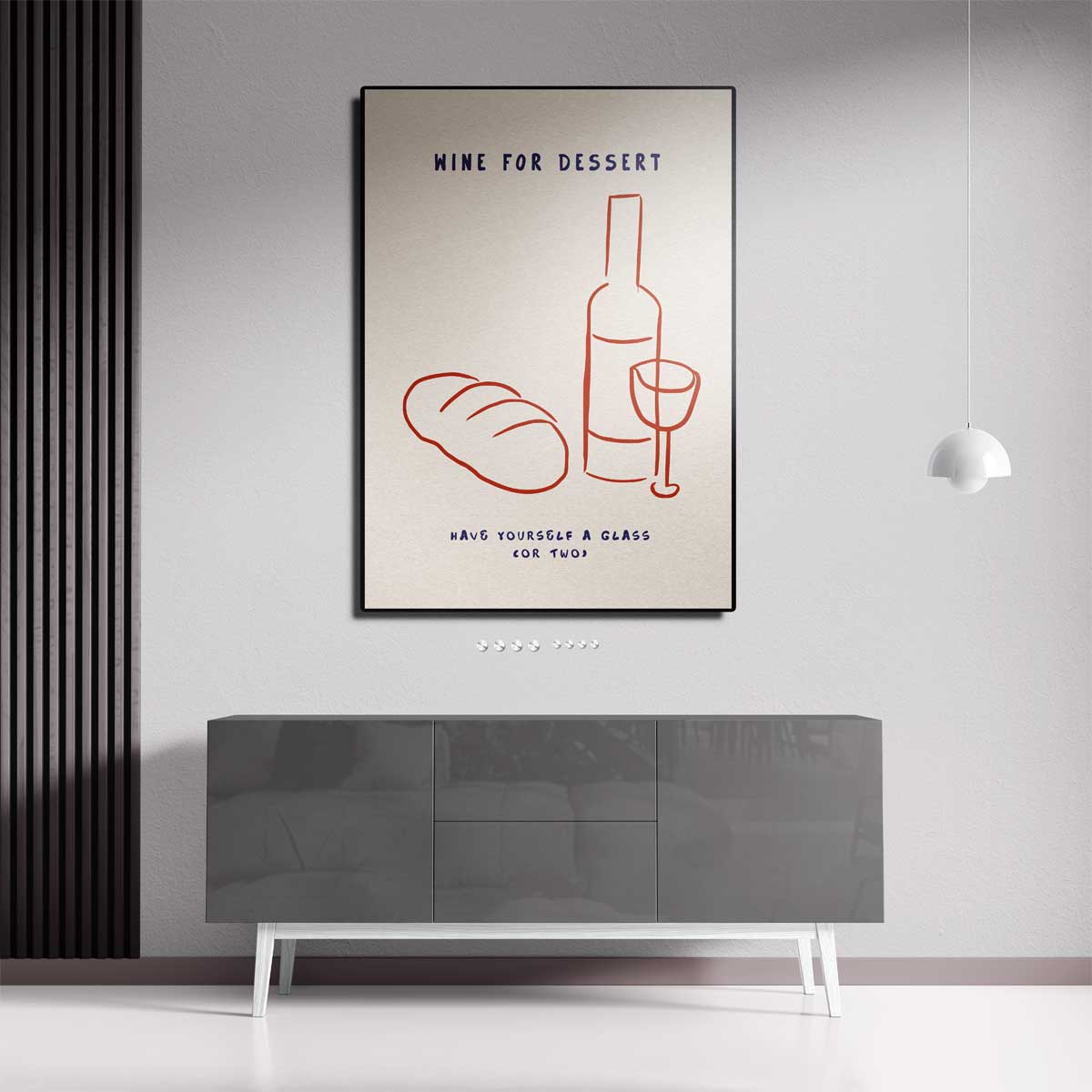 Wijn voor Dessert Kunstwerk-canvas-dibond-plexiglas-wanddecoratie-WallArtistic