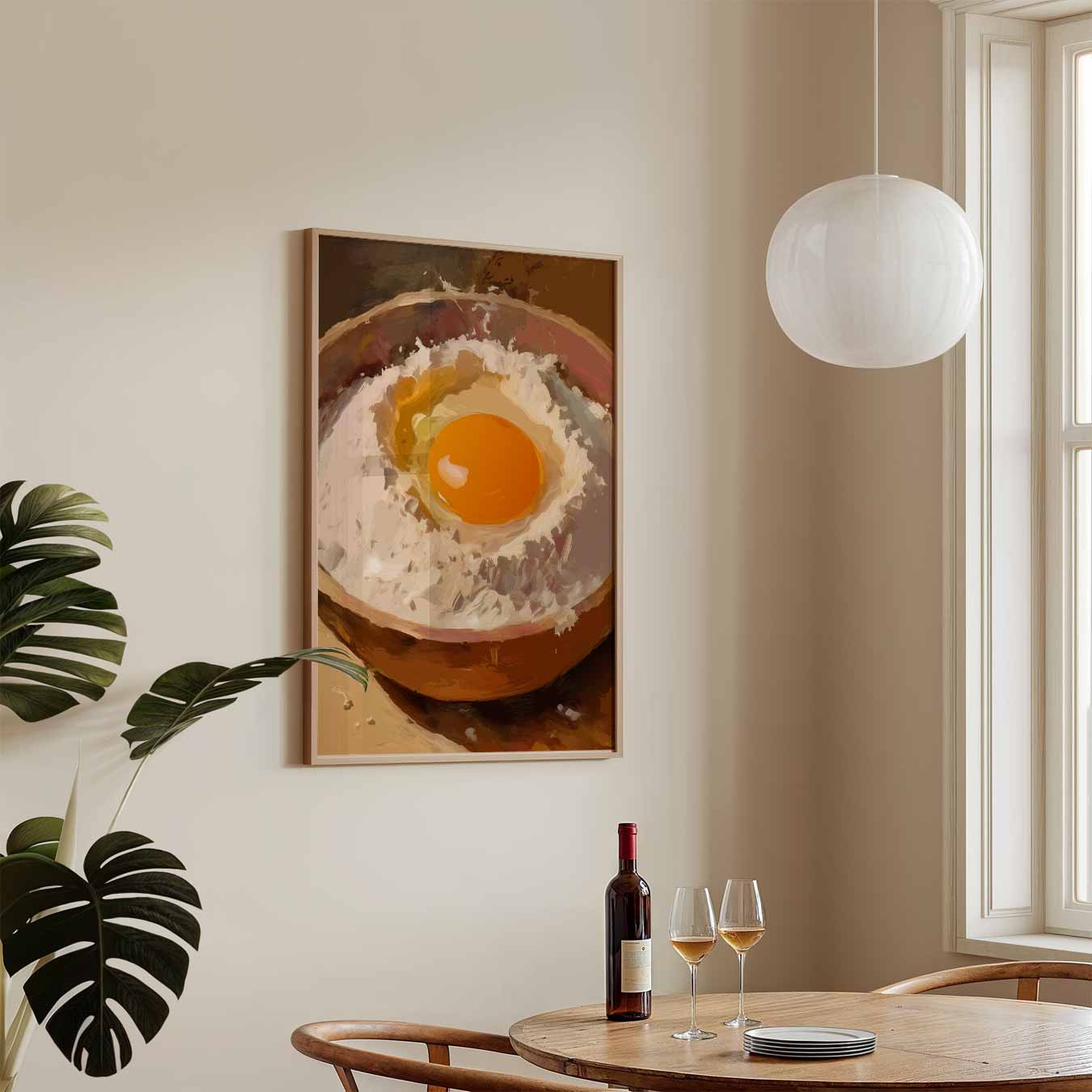 Kunstzinnige Eierdop Schilderij Poster