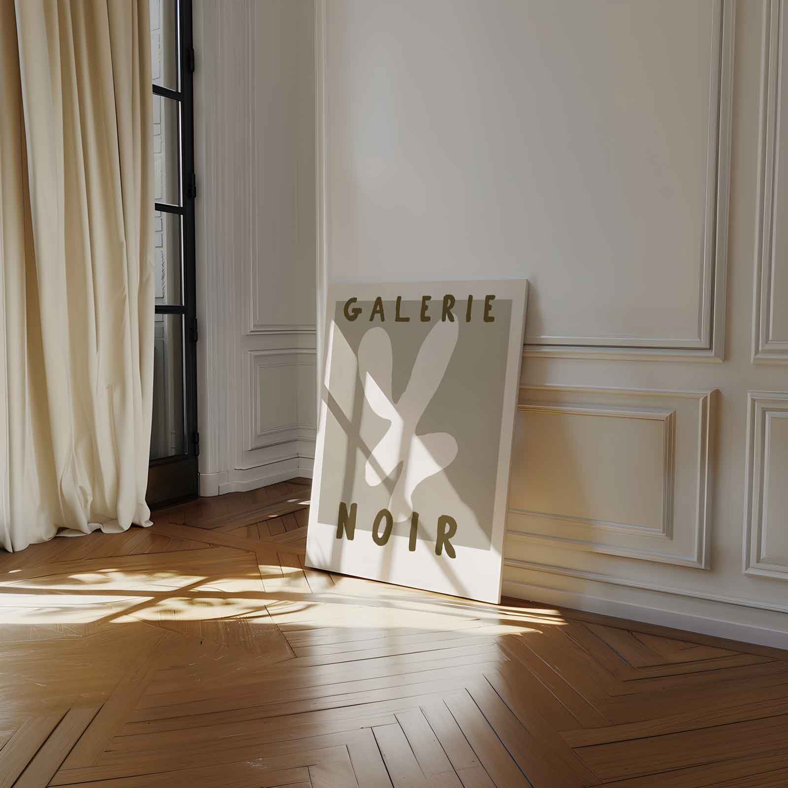 Minimalistisch Creatief Abstract in Beige Kunstwerk-canvas-dibond-plexiglas-wanddecoratie-WallArtistic