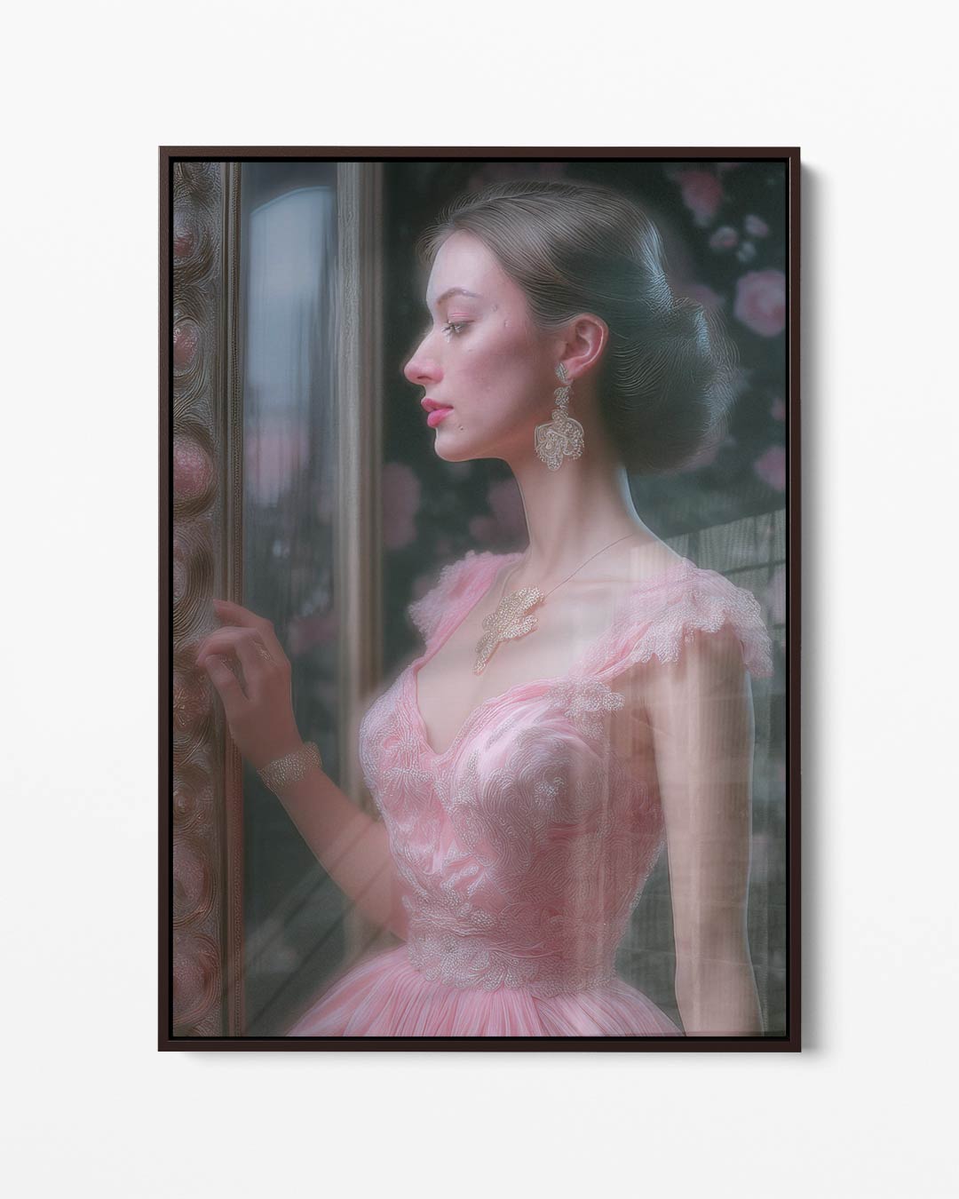 Dromerige Reflectie Kunstwerk-canvas-dibond-plexiglas-wanddecoratie-WallArtistic