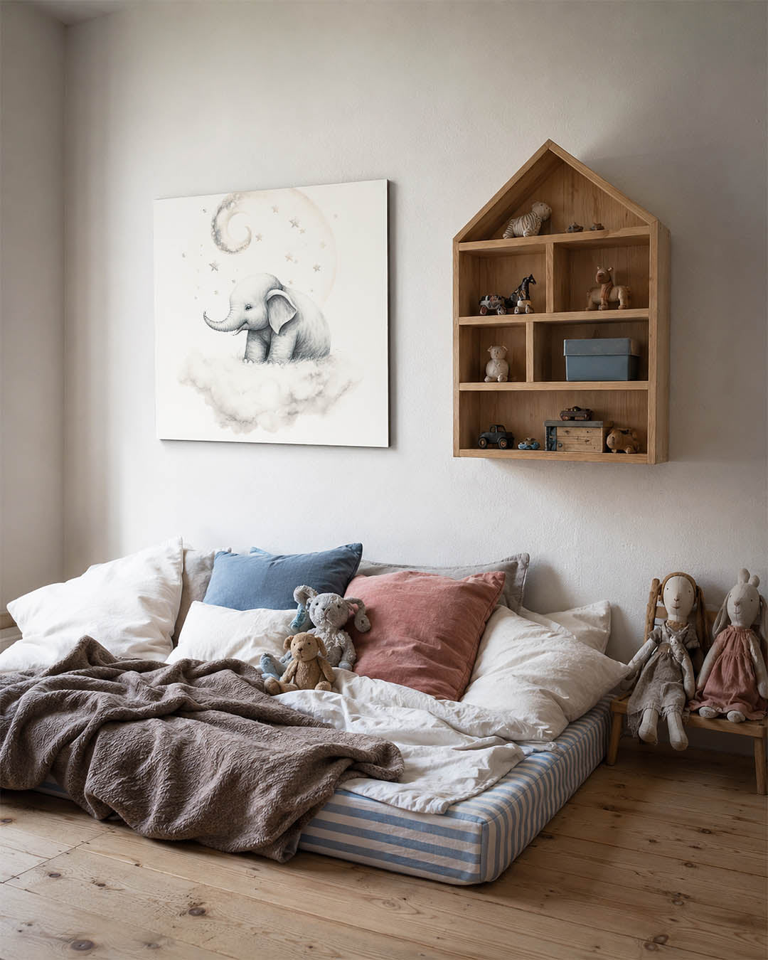 Dromerige olifant Kunstwerk