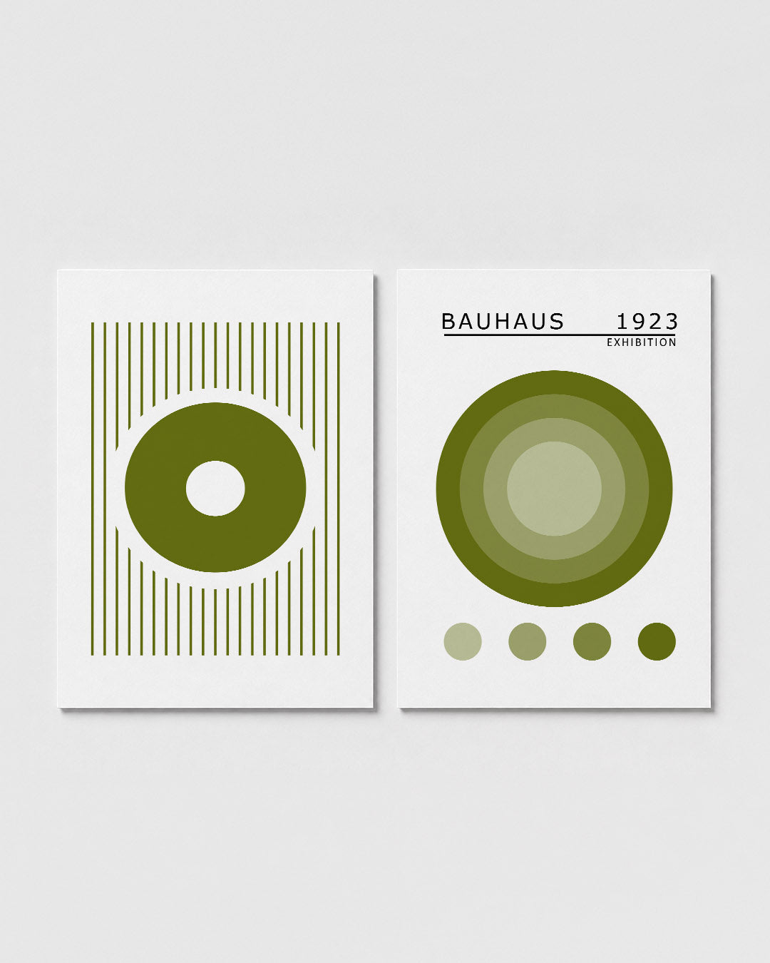 Cirkel en lijnen Posterset