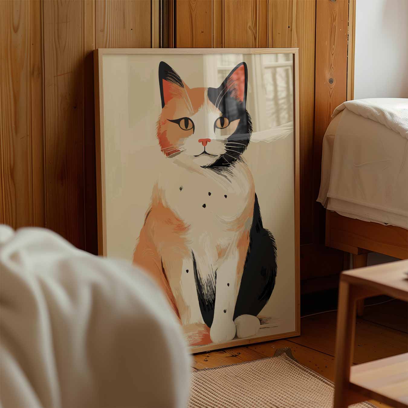Stijlvolle Kattenposter