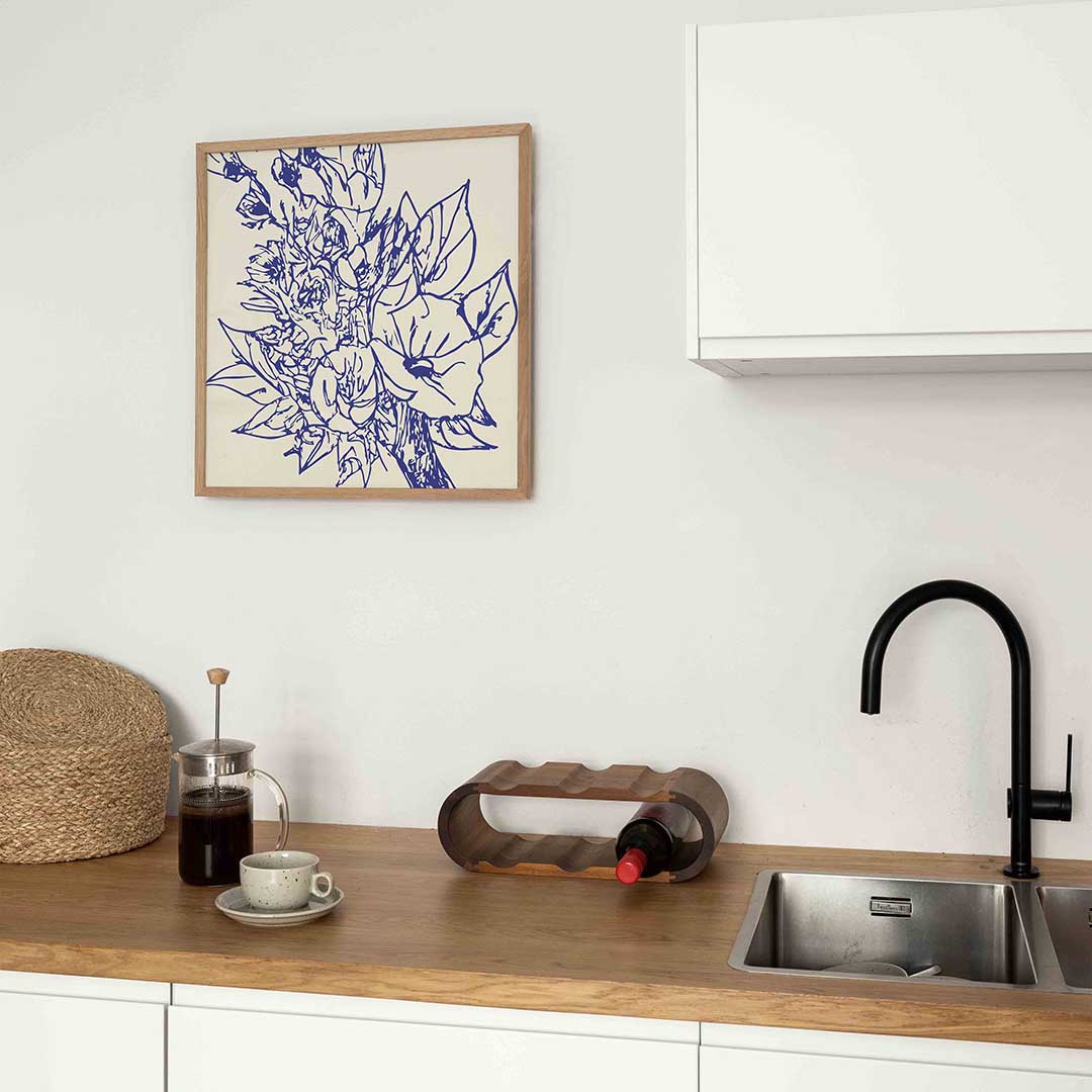Bloemen en bladeren Poster