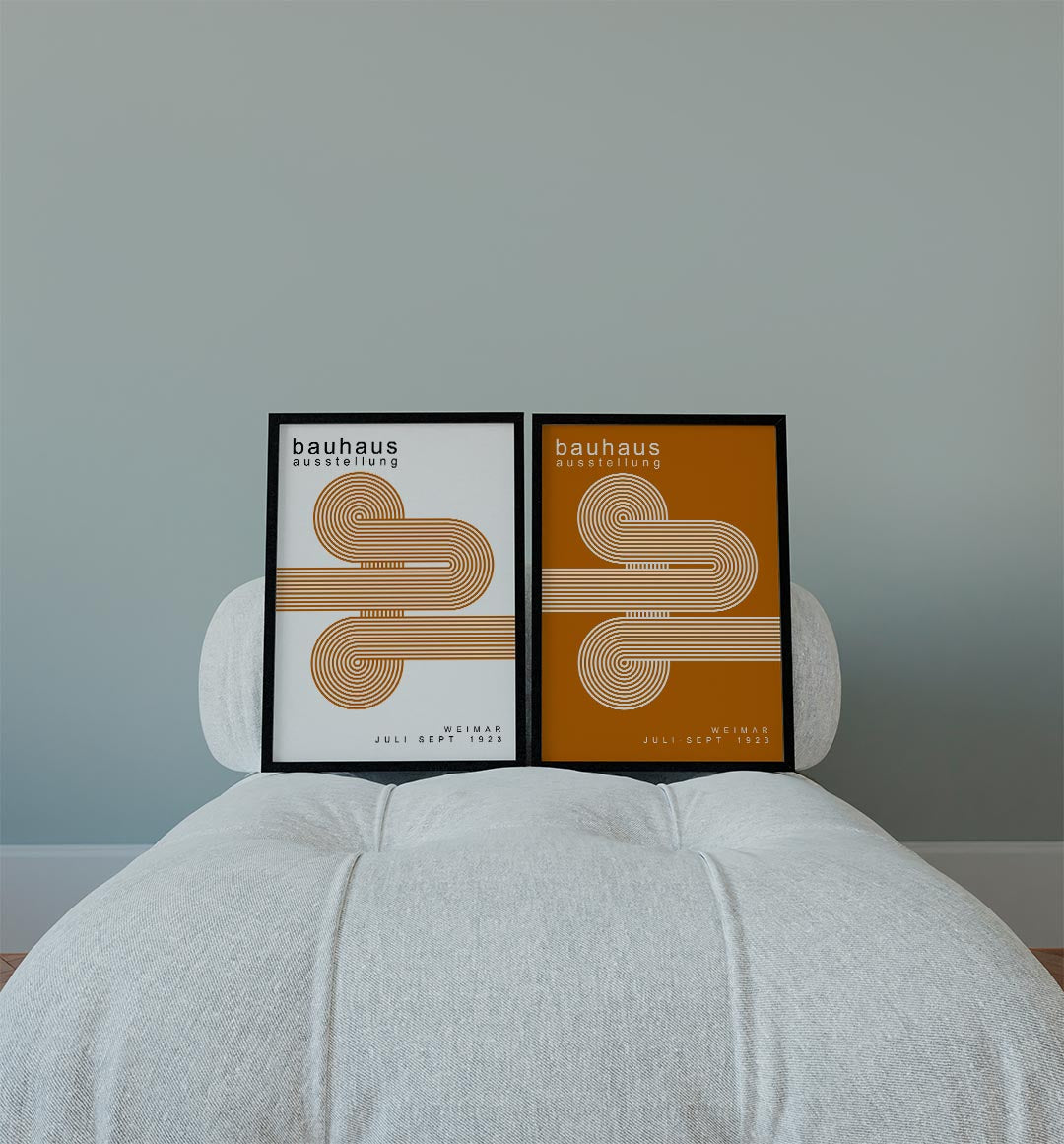 Lijnenspel en cirkelritme Posterset