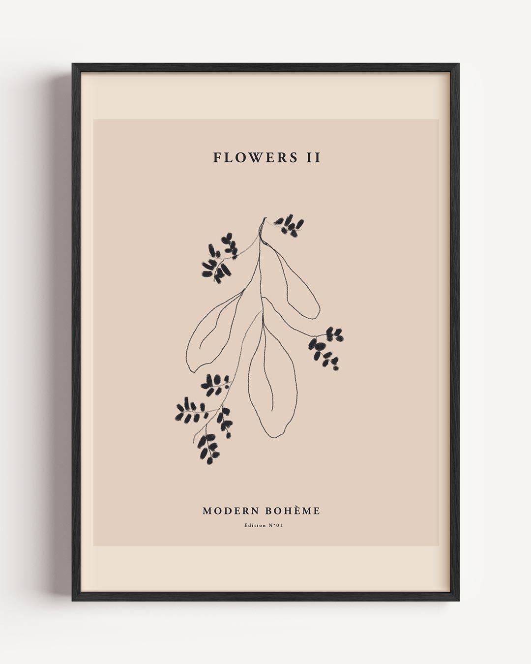 Botanische Kunstposter - Flowers II Poster-WallArtistic