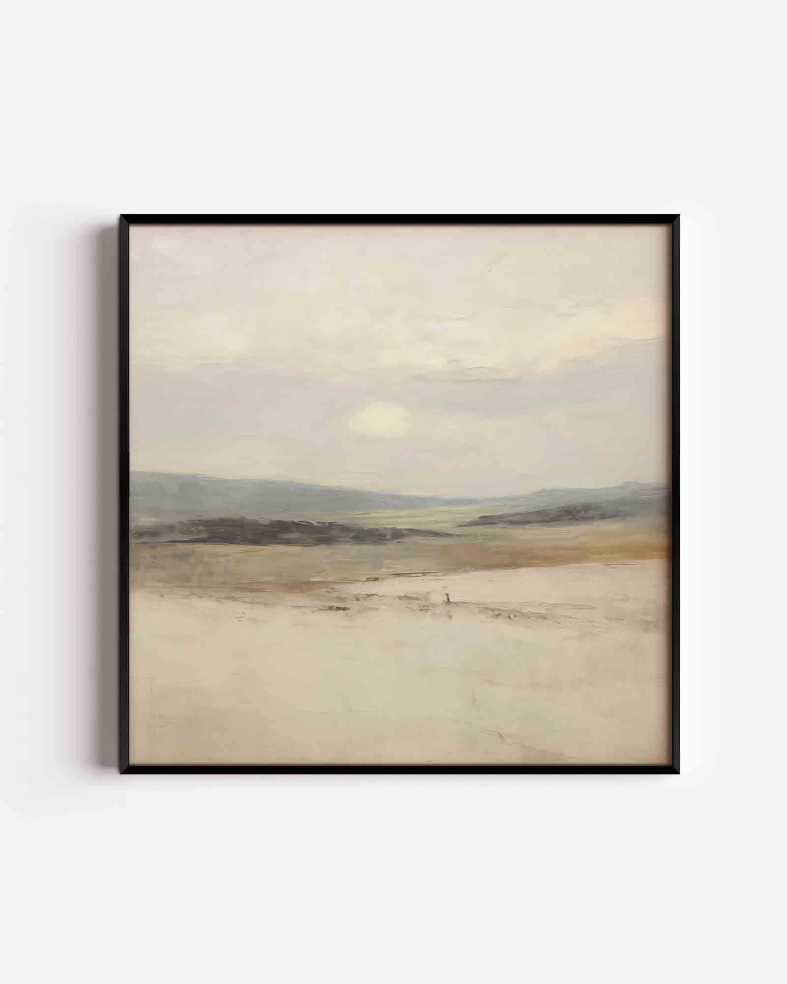 Landschap met bergen Poster