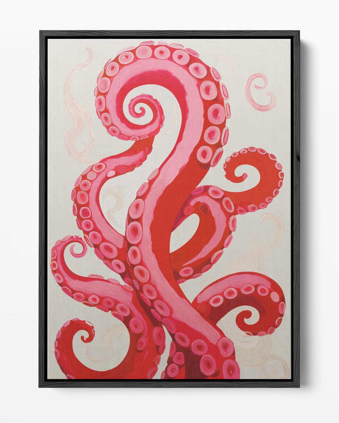 Dansende Tentakels Kunstwerk-canvas-dibond-plexiglas-wanddecoratie-WallArtistic