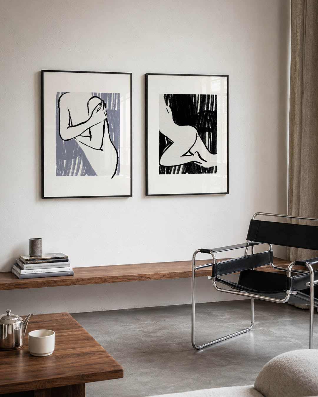 Lijnen en vlakken Posterset