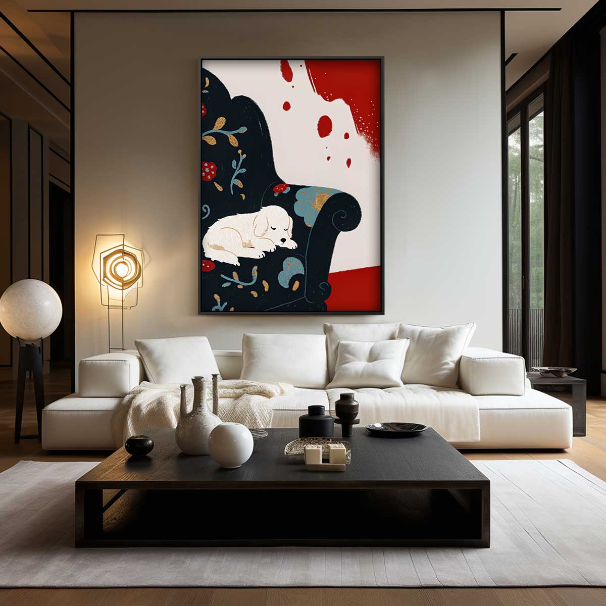 Slaapgezelschap Kunstwerk-canvas-dibond-plexiglas-wanddecoratie-WallArtistic