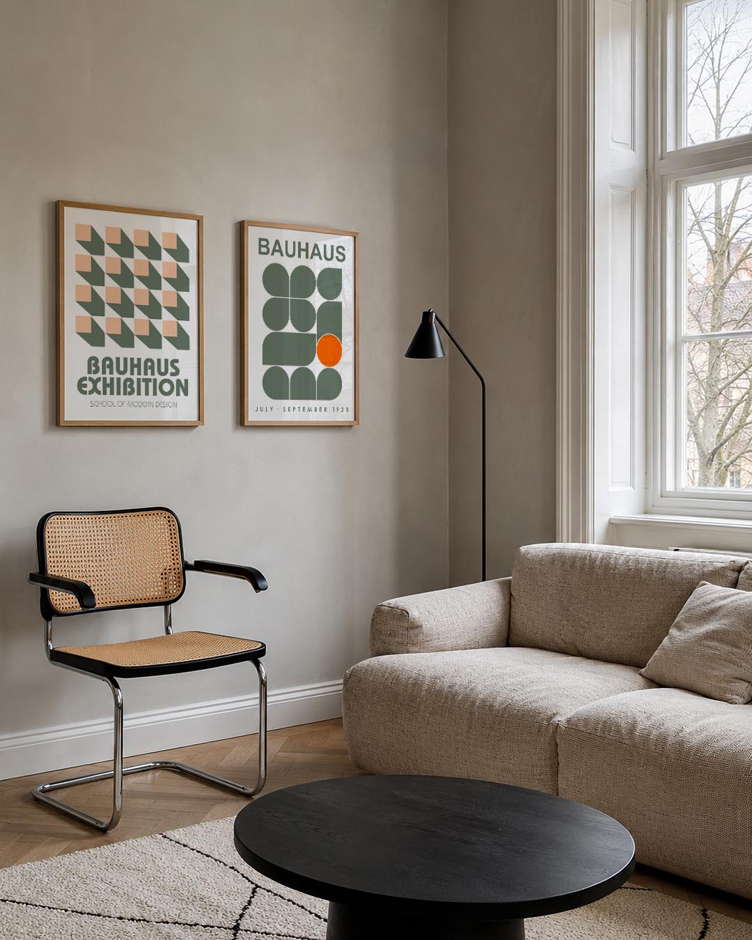 Vorm en schaduw Posterset