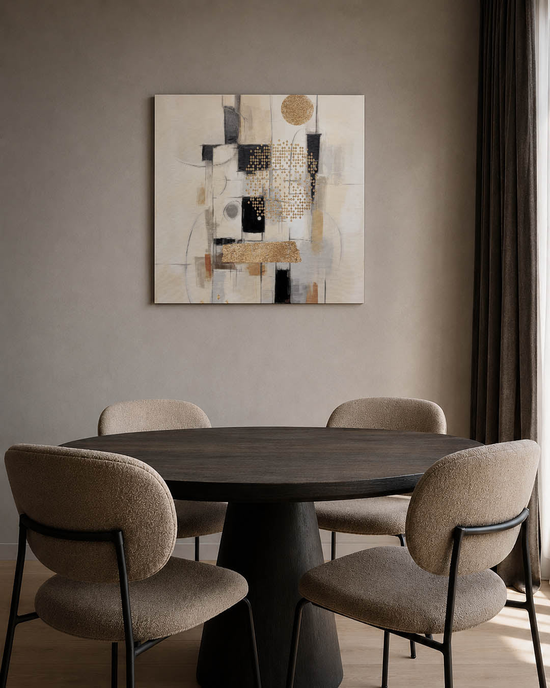 Geometrische compositie Kunstwerk