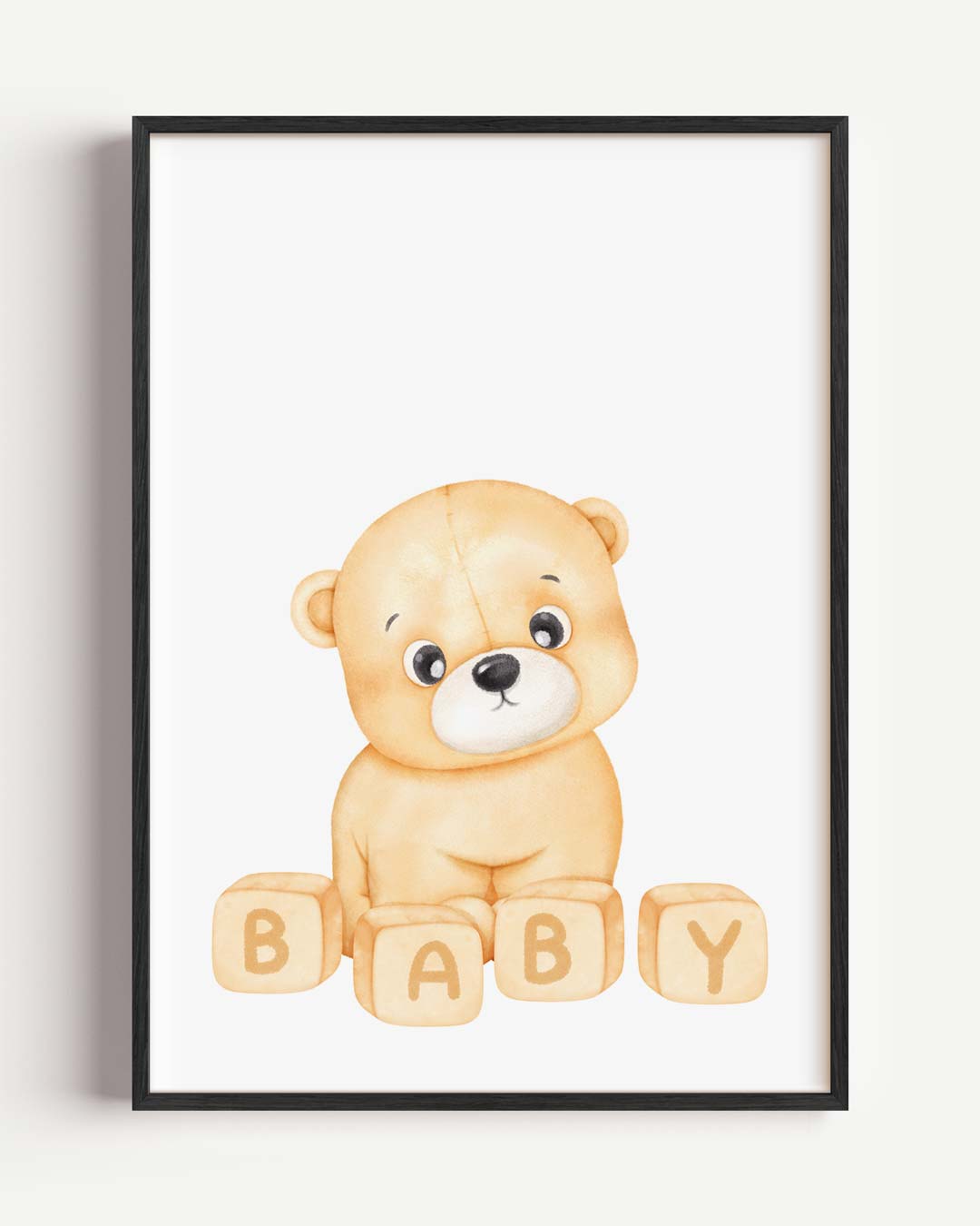 Schattige Beer Baby Poster