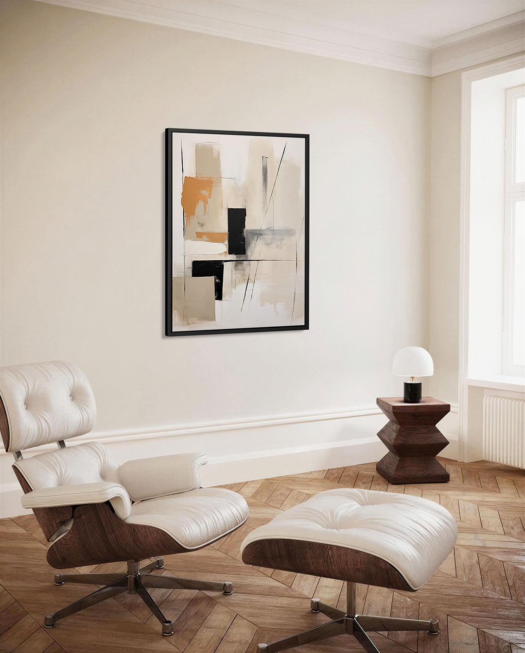 Geometrische lijnen Kunstwerk
