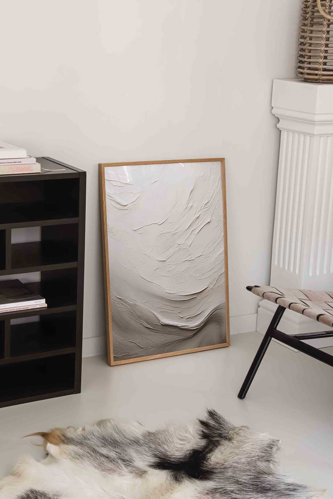 Beige textuur Poster