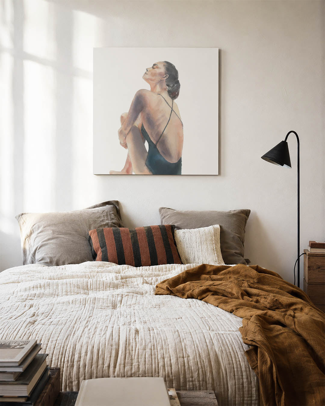 Zittende vrouw Kunstwerk