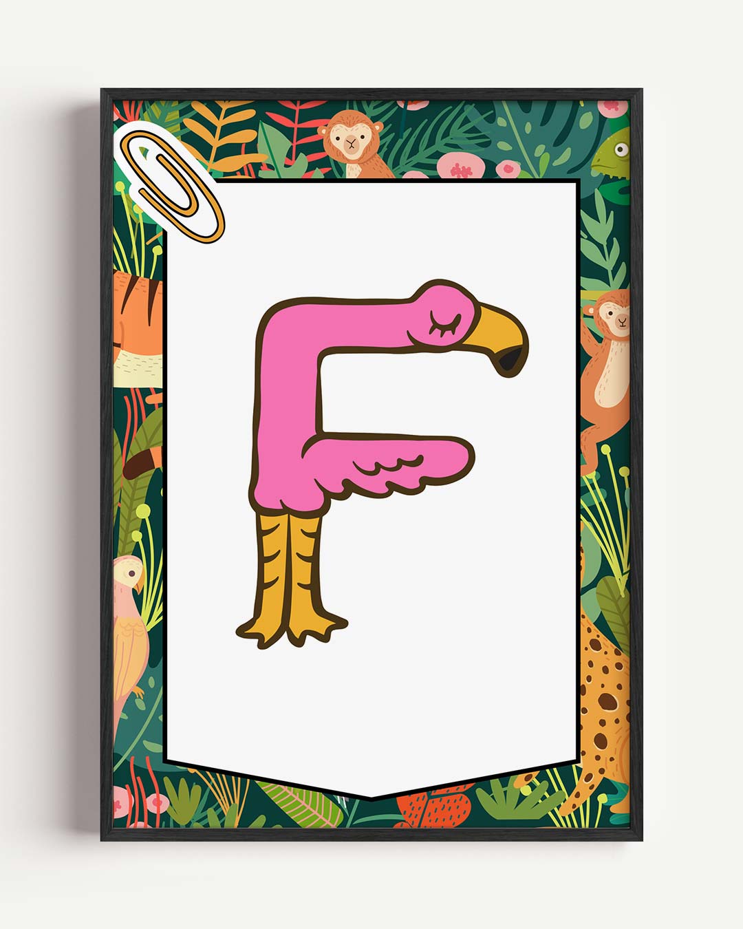 Jungle Alfabet Poster