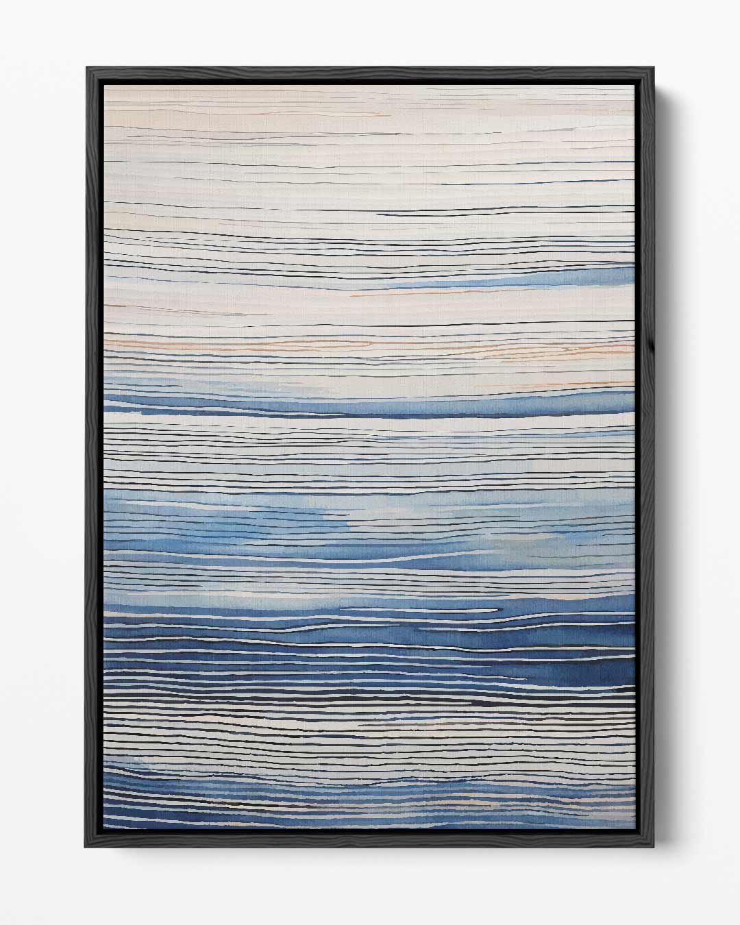 Rustgevende Golfstrepen Kunstwerk-canvas-dibond-plexiglas-wanddecoratie-WallArtistic