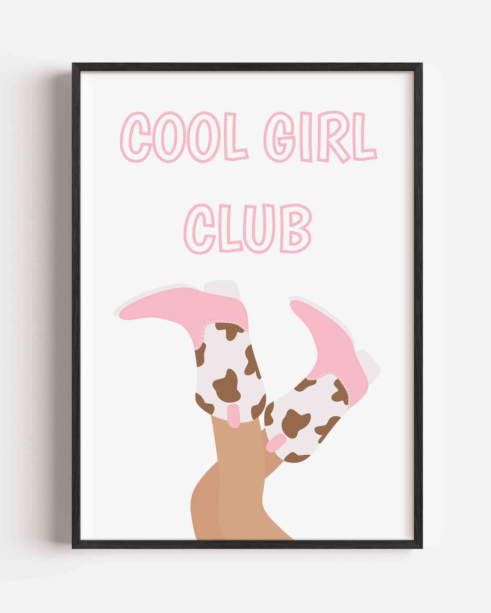 Cool girl club Poster