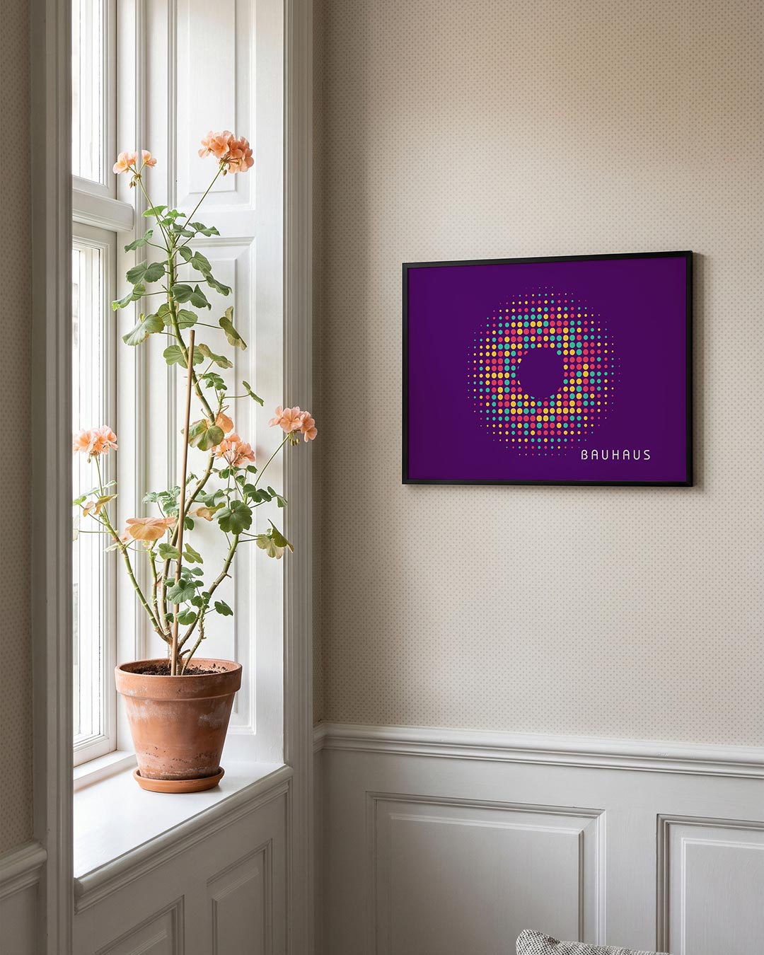 Cirkelvormige kleurvlakken Poster