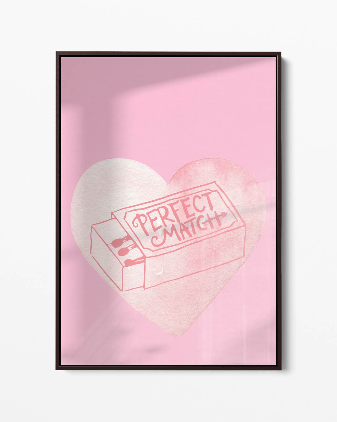 Perfect Match Hartbeeld Kunstwerk-canvas-dibond-plexiglas-wanddecoratie-WallArtistic