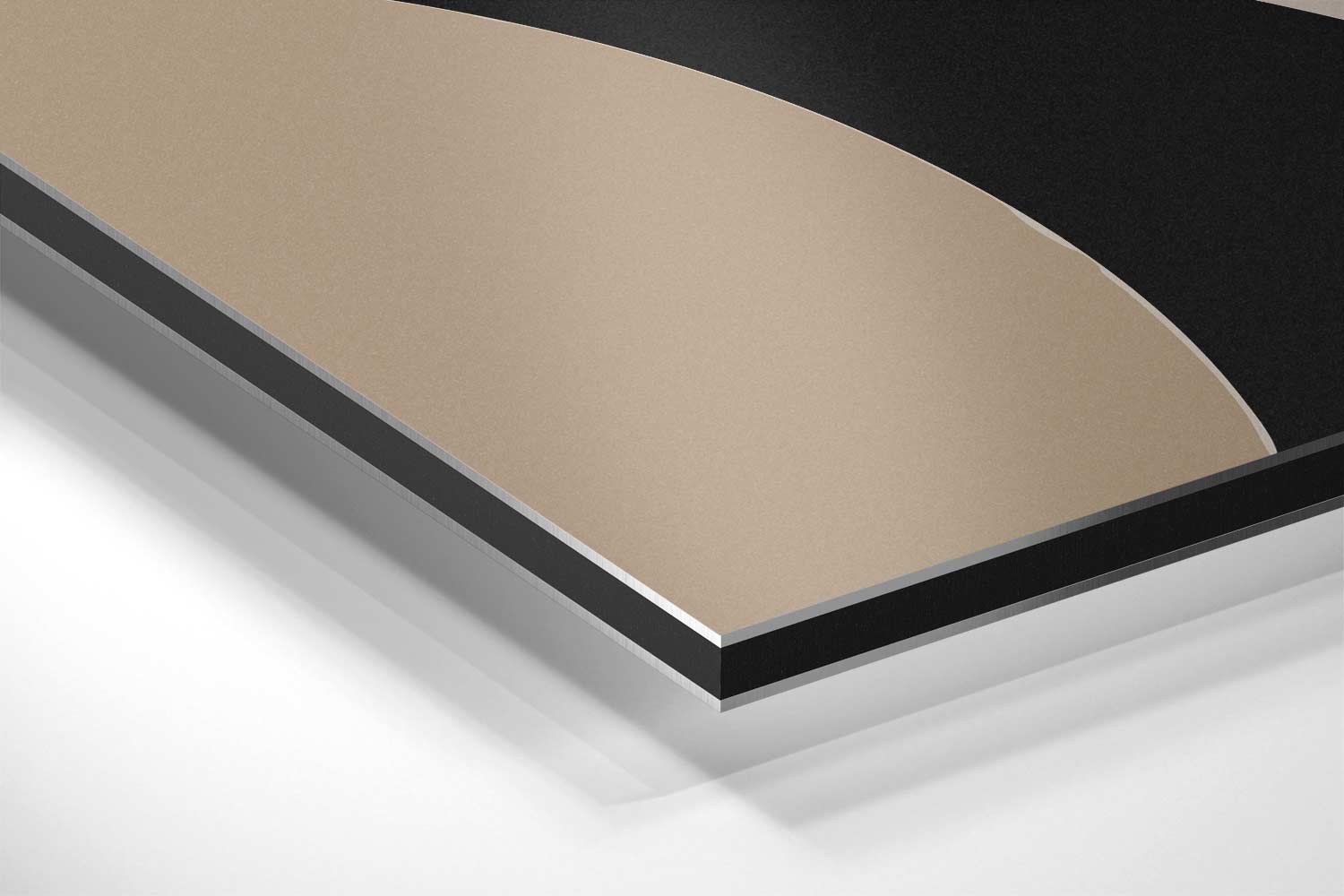 Elegante Abstractie in Beweging Kunstwerk-canvas-dibond-plexiglas-wanddecoratie-WallArtistic