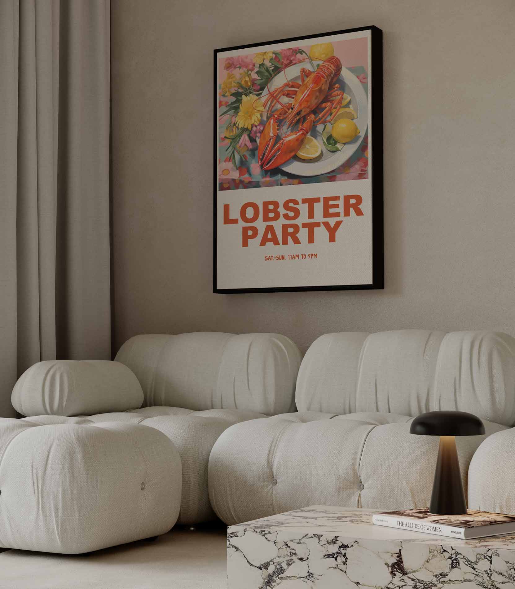 Lobster Party Poster