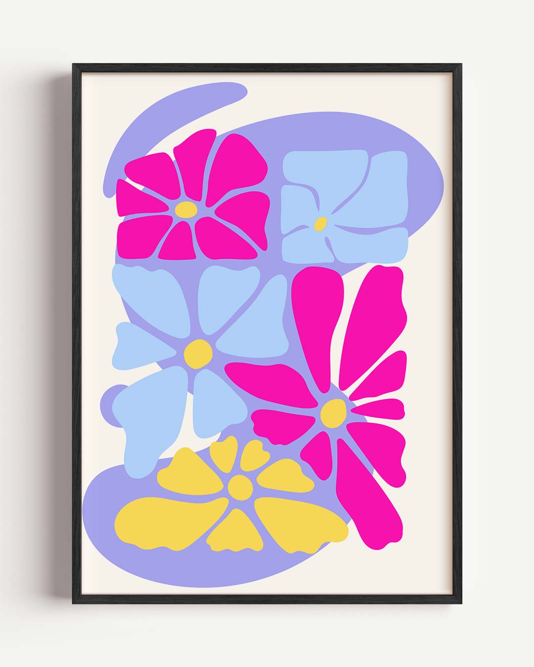Vrolijke Bloemenpracht Poster