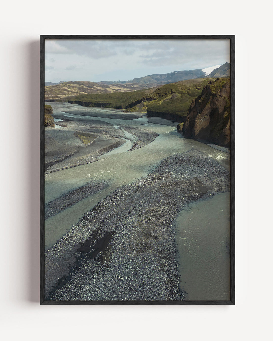 Rivierlandschap Poster