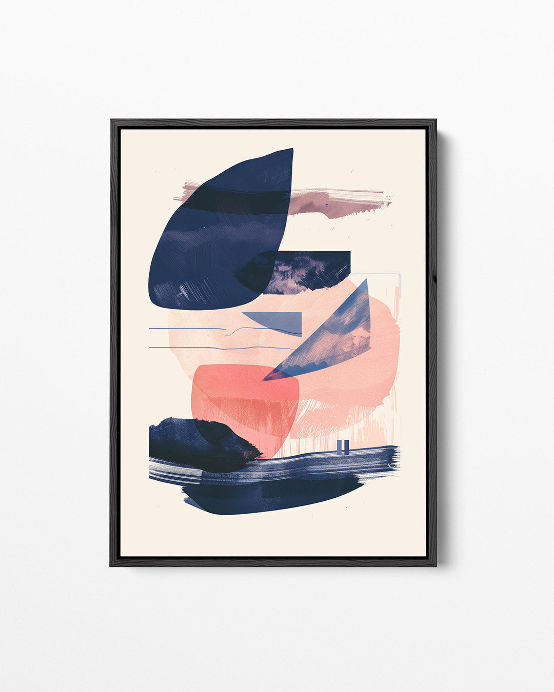 Organische vormen compositie Kunstwerk