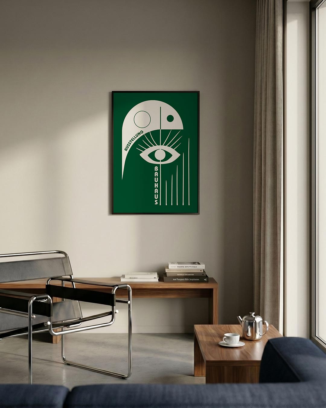 Oog en lijnen Poster