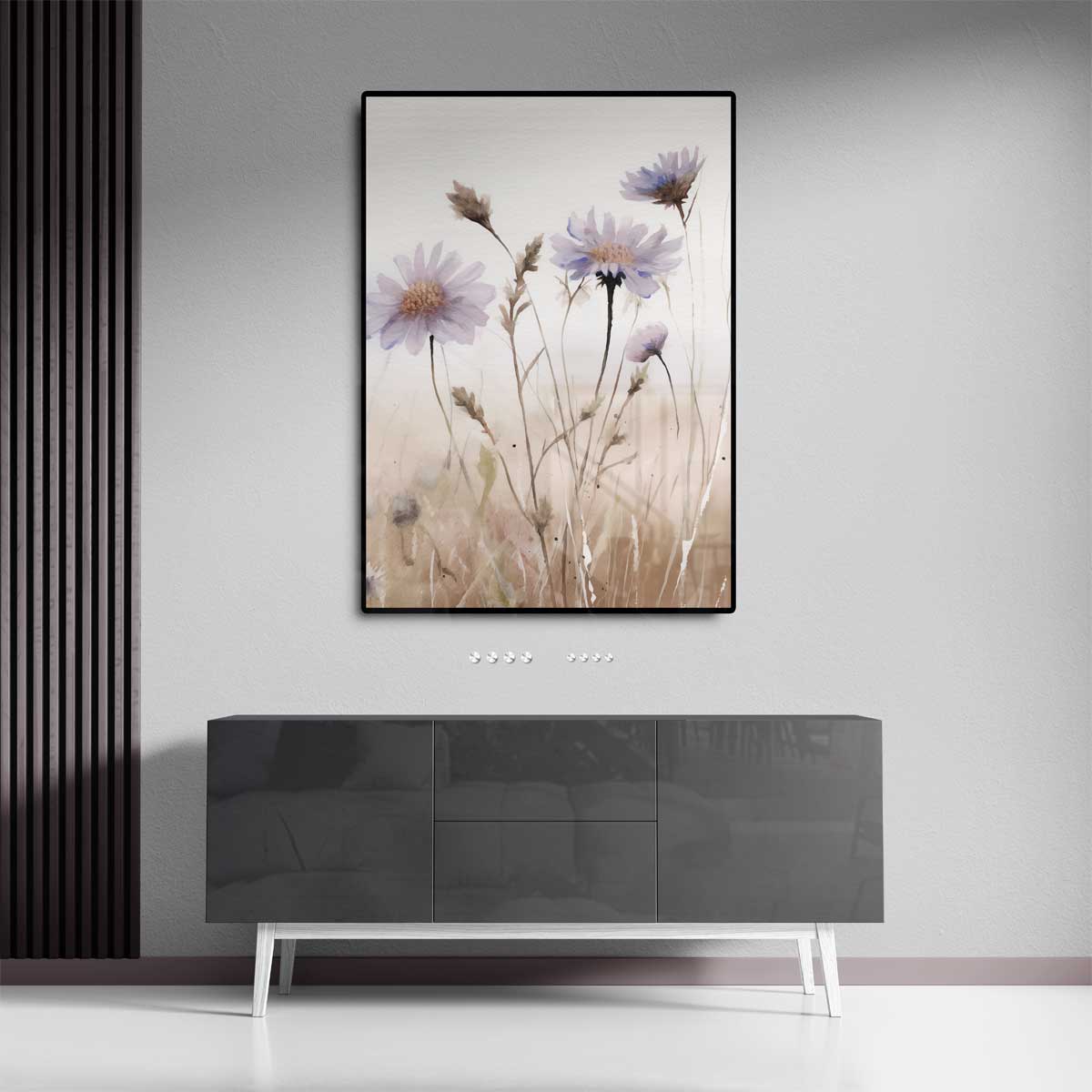 Zachte Bloemendroom Kunstwerk-canvas-dibond-plexiglas-wanddecoratie-WallArtistic