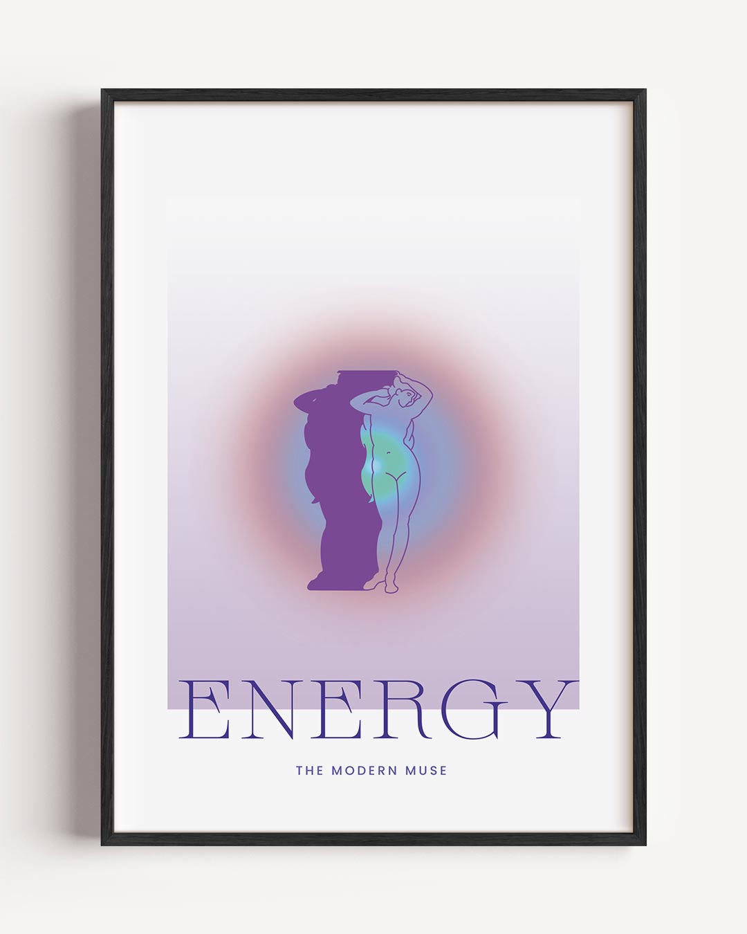 Energie van de Moderne Muze Poster-WallArtistic